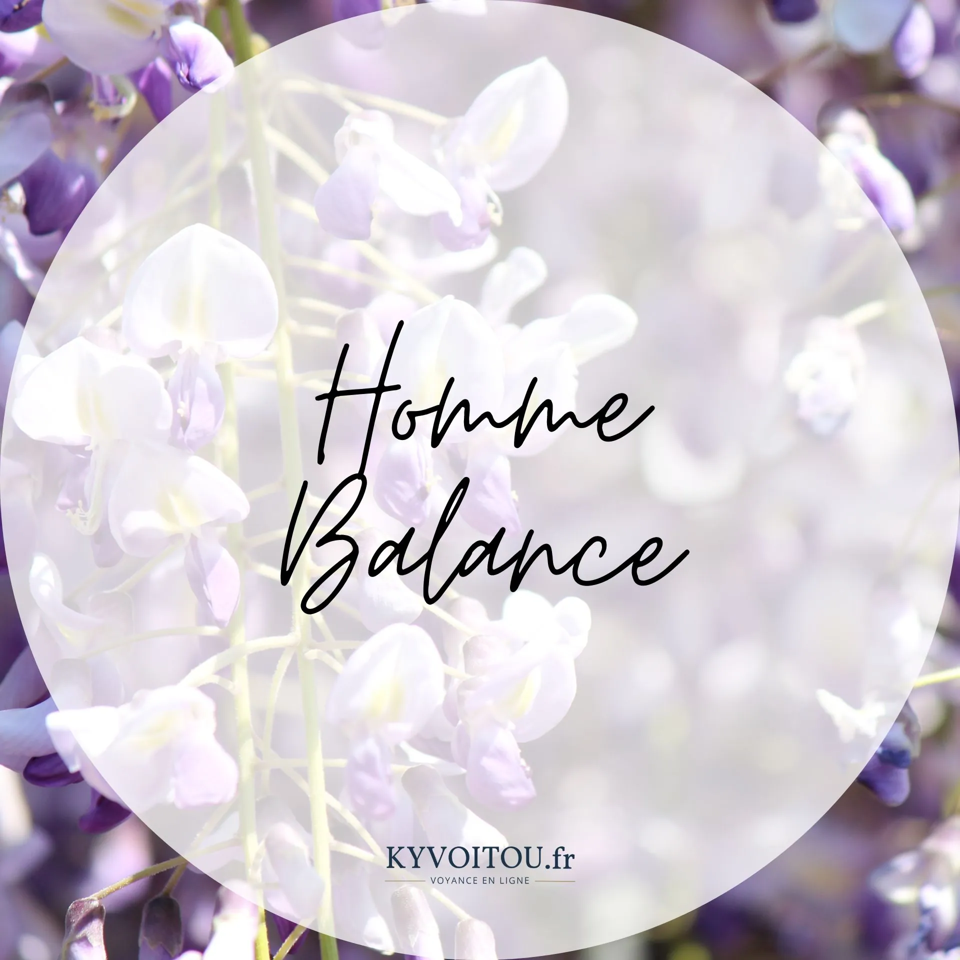 Homme Balance amour, caractère, santé